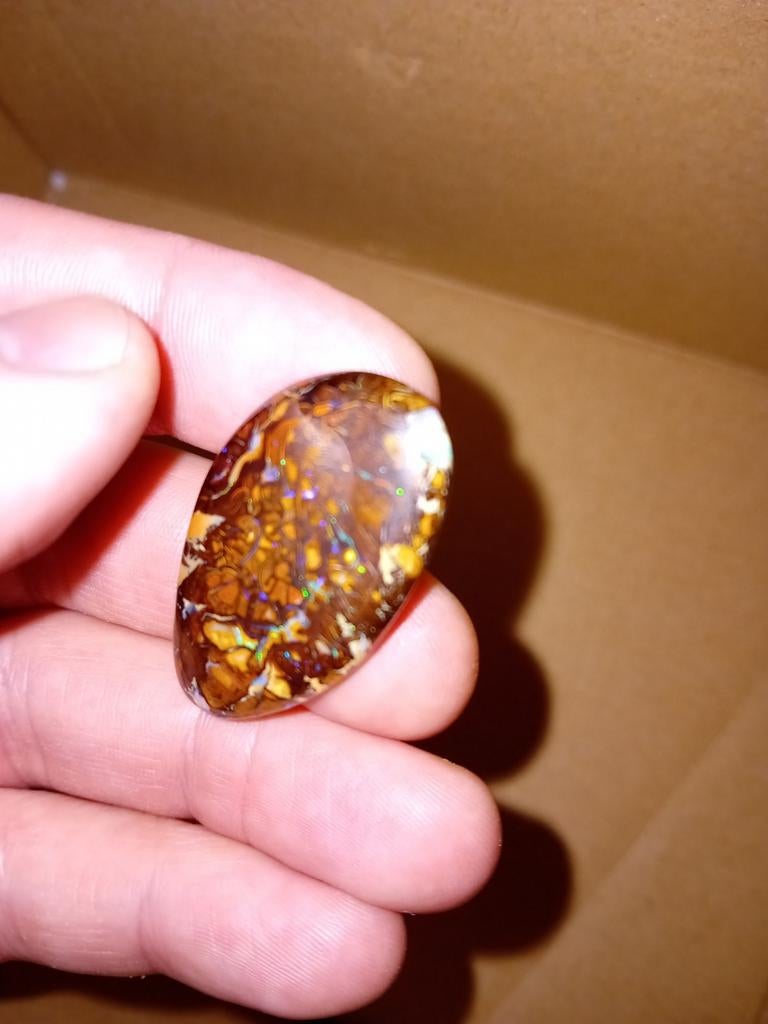 Australische boulder opaal, Ophalen of Verzenden