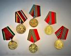 Medaille 6 stuks Sovjet WW2 CCCP voor €5,50 p/s Oud Vintage, Ophalen of Verzenden