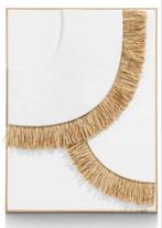 Coco Maison Wanddecoratie Frills 3D 60x80cm Wit, Huis en Inrichting, Ophalen of Verzenden, Nieuw