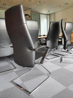 Konig & Neurath directie / boardroom vergaderstoel , leer, Zwart, Beethovenstraat 530, Ophalen of Verzenden, Zo goed als nieuw