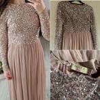 Maya Deluxe pailletten jurk S /36, Ophalen of Verzenden, Zo goed als nieuw, Roze, Maat 36 (S)