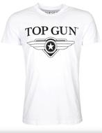 NIEUW Top Gun T-Shirt Wit L of XL, Kleding | Heren, T-shirts, Nieuw, Maat 56/58 (XL), Wit, Topgun