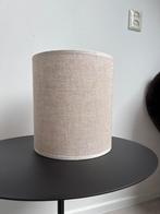 Linnen lampenkap beige., Huis en Inrichting, Lampen | Lampenkappen, 25 tot 50 cm, Verzenden, Beige, Zo goed als nieuw