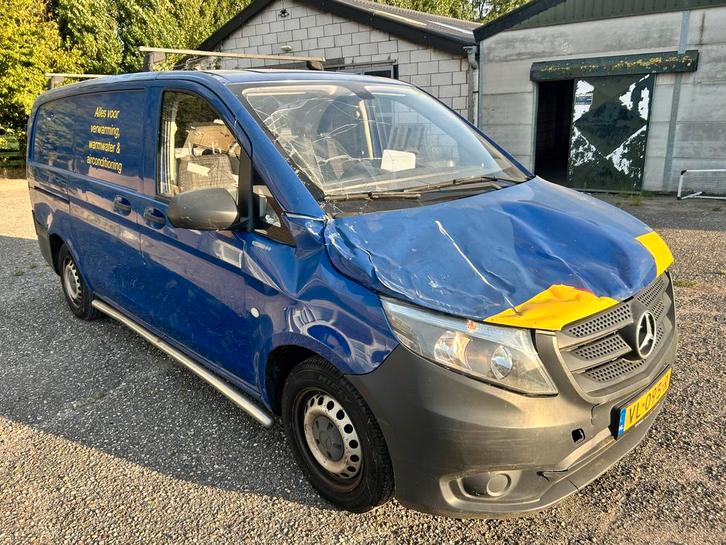 Vito 1.6 CDI Lang MARGE SCHADE + All Parts Drives New!, Auto's, Bestelauto's, Bedrijf, ABS, Airbags, Bluetooth, Bochtverlichting