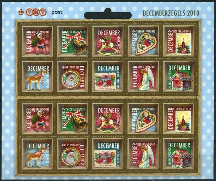 Nederland NVPH nr V2778/87 postfris Decemberzegels 2010, Postzegels en Munten, Postzegels | Nederland, Postfris, Na 1940, Verzenden