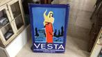 VESTA recl.bord., Ophalen of Verzenden, Zo goed als nieuw, Reclamebord