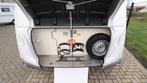 Knaus Sport 400 QD, Caravans en Kamperen, Overige typen, Bedrijf, Treinzit, Kachel