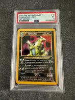 Tyranitar holo 1e Edition Pokémon Neo Discovery Graded PSA 5, Ophalen of Verzenden, Zo goed als nieuw