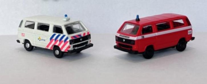 Lemke 4354 NL Politie en Brandweerwagen VW T3 bus N-spoor, Hobby en Vrije tijd, Modelauto's | Overige schalen, Nieuw, Auto, Ophalen of Verzenden