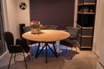 eet tafel rond, Huis en Inrichting, Tafels | Eettafels, Ophalen, Gebruikt, Vijf personen of meer, 100 tot 150 cm