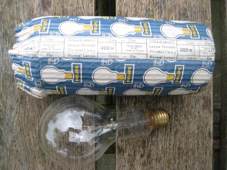 Philips  gloeilampen 300 W, Verzamelen, Retro, Huis en Inrichting, Ophalen of Verzenden