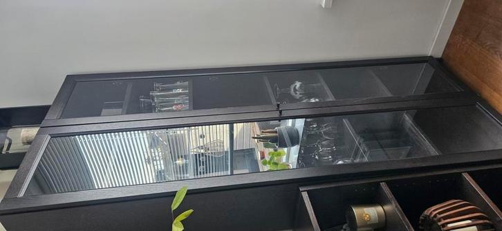 Vitrinekast Ikea, Huis en Inrichting, Kasten | Vitrinekasten, Gebruikt, 150 tot 200 cm, 50 tot 100 cm, 25 tot 50 cm, Ophalen