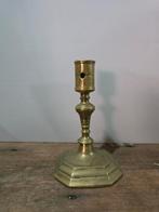 Antieke Franse Kandelaar - 17cm, Antiek en Kunst, Ophalen of Verzenden, Koper of Brons