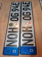 Kentekenplaat set Duitsland elektrisch, Verzamelen, Ophalen of Verzenden