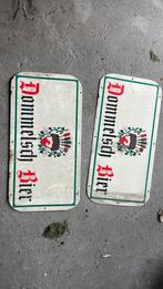 Metalen reclamebord dommelsch bier, Ophalen, Gebruikt, Reclamebord, Plaat of Schild, Dommelsch