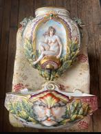 Antiek Capodimonte waterbassin, Antiek en Kunst, Antiek | Porselein, Ophalen of Verzenden
