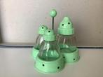 VINTAGE PEPER-ZOUT EN MOSTERD SET, Ophalen of Verzenden, Zo goed als nieuw