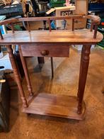 Leuke teak houten sidetable, Ophalen