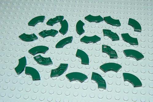 L635 Tegels gebogen 2x2 donker groen 25 st., Kinderen en Baby's, Speelgoed | Duplo en Lego, Nieuw, Lego, Losse stenen, Ophalen of Verzenden