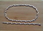 zilveren set KETTING + ARMBAND [291], Verzenden, Nieuw, Zilver, Zilver