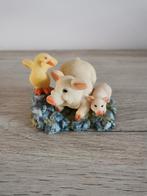 Varkentjes met vogel, Ophalen of Verzenden, Zo goed als nieuw, Dier