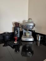 Ascaso Dream Chrome + Ascaso stepless bonenmaler, Witgoed en Apparatuur, Koffiezetapparaten, Stoompijpje, Gebruikt, Espresso apparaat