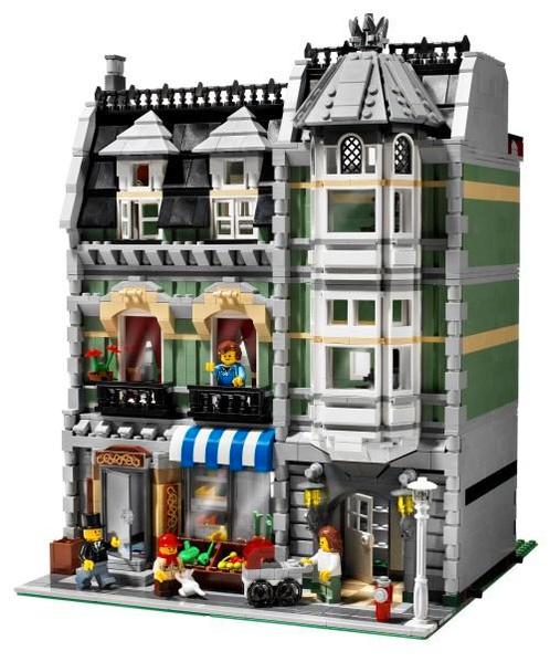 Lego Modular 10185 Green Grocer, Kinderen en Baby's, Speelgoed | Duplo en Lego, Zo goed als nieuw, Lego, Complete set, Ophalen of Verzenden