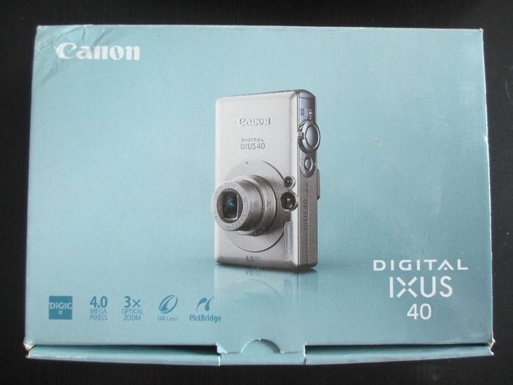 Digitale fotocamera - Canon Digital Ixus 40, Audio, Tv en Foto, Fotocamera's Digitaal, Gebruikt, Compact, Canon, Minder dan 4 keer