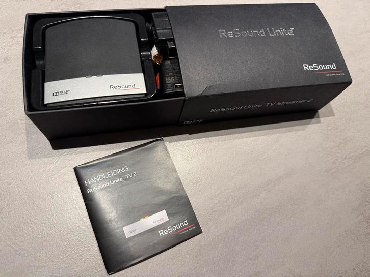 ReSound Unite TV Streamer 2 - hoortoestel tv streamer, Diversen, Verpleegmiddelen, Ophalen of Verzenden
