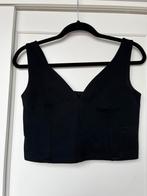 Zwarte croptop van H&M zgan Maat M, Maat 38/40 (M), H&M, Zonder mouw, Ophalen of Verzenden