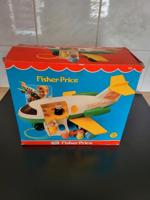 Fisher Price Play Family Jetliner/Vliegtuig speelset, Kinderen en Baby's, Speelgoed | Overig, Zo goed als nieuw, Jongen of Meisje