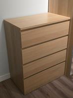 Malm Ladekast met 4 lades, Huis en Inrichting, Kasten | Ladekasten, Ophalen, 100 tot 150 cm, 50 tot 100 cm, Zo goed als nieuw