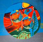 Corneille bord 30 cm met 2 onderzetters in nieuwstaat, Ophalen of Verzenden