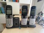 Panasonic DECT telefoon, Ophalen, Gebruikt, 3 handsets