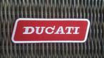 Ducati strijk patch embleem - 118 x 37 mm, Ophalen of Verzenden, Nieuw