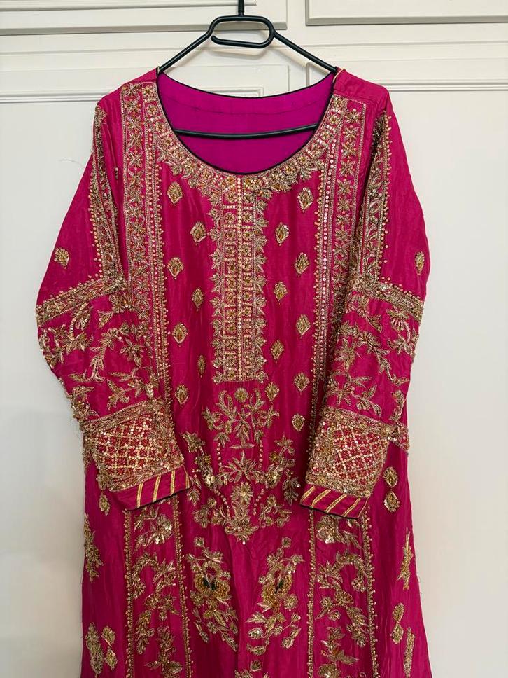 Handgemaakte feestjurk - Maat L/XL, kan verkleind worden, Kleding | Dames, Carnavalskleding en Feestkleding, Zo goed als nieuw