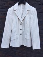 Jasje/colbert beige gestreept maat 36/38 vono 51cm,lengte 65, Maat 38/40 (M), Beige, Ophalen of Verzenden, Zo goed als nieuw