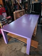 Table tafel paars lila  250 x 100 cm, Ophalen of Verzenden, Rechthoekig, 200 cm of meer, 50 tot 100 cm