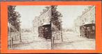 Stereofoto WEESPERZIJDE AMSTERDAM 1890, Gebruikt, Verzenden, Foto, Gebouw