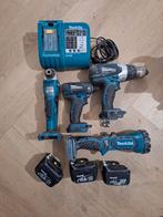 makita 14,4V setje te koop., Doe-het-zelf en Verbouw, Gereedschap | Boormachines, Ophalen, Gebruikt, Boor- en Schroefmachine, Minder dan 400 watt