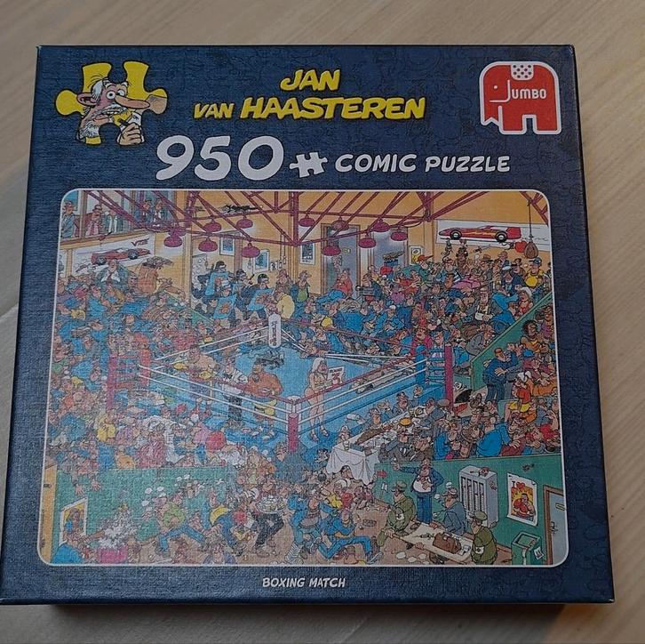 Jan van Haasteren Puzzel - Boxing Match - 950 Stukjes, Hobby en Vrije tijd, Denksport en Puzzels, Ophalen of Verzenden