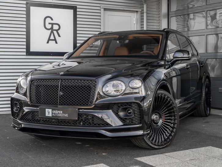 Bentley Bentayga 4.0 V8 | NAIM | Carbon | 24 inch Vossen, Auto's, Bentley, Bedrijf, Te koop, Bentayga, 360° camera, 4x4, Adaptive Cruise Control