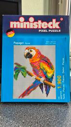 Ministeck Pixel Puzzle - Papegaai, Hobby en Vrije tijd, Ministeck, Ophalen, Zo goed als nieuw, Losse ministeck of Strip