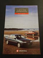Brochure Vauxhall Cavalier Expression 1991, Ophalen of Verzenden, Zo goed als nieuw, Overige merken