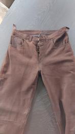 Bruine leren broek, Maat 52/54 (L), Ophalen of Verzenden, Zo goed als nieuw, Onbekend
