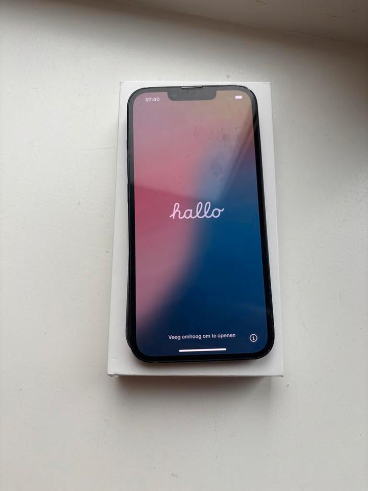 iPhone 14 128GB Midnight - Gebruikt, incl. doos, Telecommunicatie, Mobiele telefoons | Apple iPhone, Gebruikt, 128 GB, Zonder abonnement
