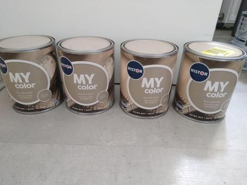 LAATSTE KANS! 4x Muurverf In the saddle (my color, Histor), Doe-het-zelf en Verbouw, Verf, Beits en Lak, Nieuw, Verf, Minder dan 5 liter
