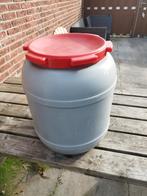 Plastic Ton - 50cm diameter, 80cm hoog, Tuin en Terras, Regentonnen, Ophalen
