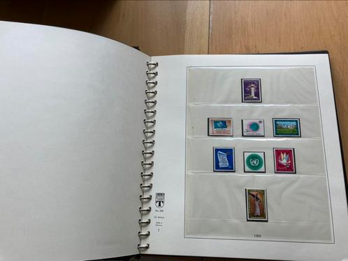 VN verzameling postfris 1969-1984 in Lindner album, Postzegels en Munten, Postzegels | Volle albums en Verzamelingen, Buitenland