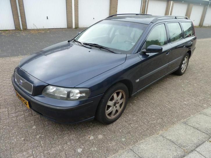 Volvo V70 2.4 Edition II beschrijving lezen, Auto diversen, Schadeauto's, Volvo, Handgeschakeld, Benzine, Stationwagon, Blauw